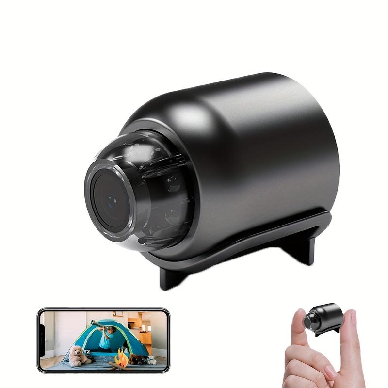 720P HD Mini Camera with 940nmIR Night Vision, indoor security camera Motion Detection & Video Recording - Includes USB Power Cable & 64GB SD Card, Built-in Mic for Clear Audio - Perfect for Indoor & Office Surveillance