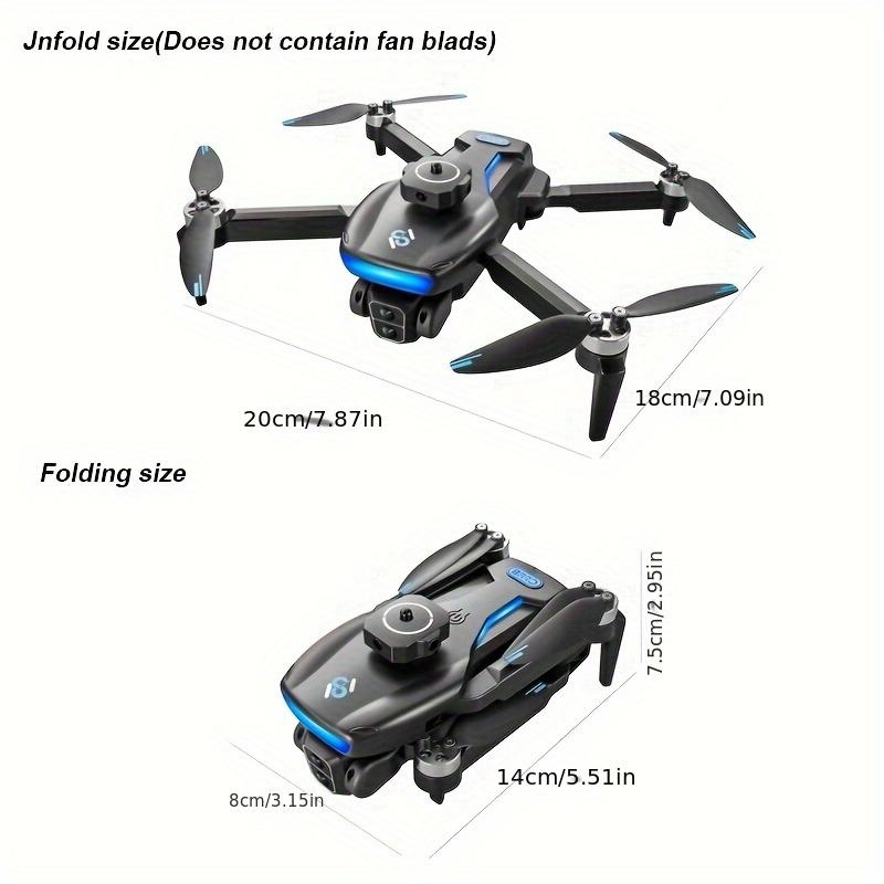 Dual Camera GPS Quadcopter S181 - Wi-Fi Enabled Remote Control Drone with Obstacle Avoidance, App Control, Fixed-Camera Mount, 720p Video, for Beginners, 14+ Age Group, USB Rechargeable Battery, GPS Return Home Function, 12-15 Min Flight Time, 1968.5inch