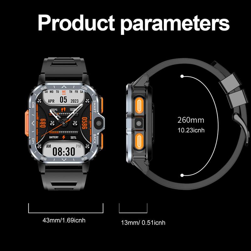 Smart Watch with Face Recognition, The Round Smart Sport Watch that can Inserted into 4GSIM Card