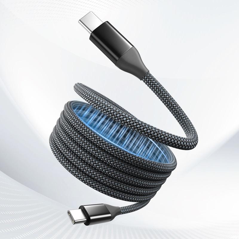 xCool Magnetic USB-C Charging Cable with 60W Fast Charging & Braided Design , Electronic Smartphone Charger