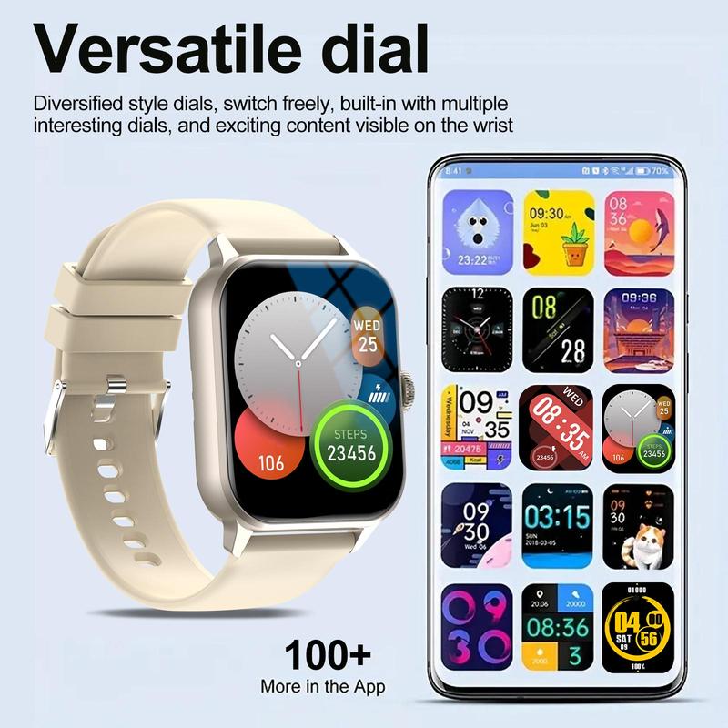 Multifunctional Smart Watch, Fashionable Digital Watch with Phone Call & Multi-sports Modes Sports Watch for Women & Men