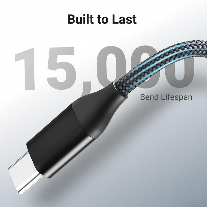 xCool Magnetic USB-C Charging Cable with 60W Fast Charging & Braided Design , Electronic Smartphone Charger