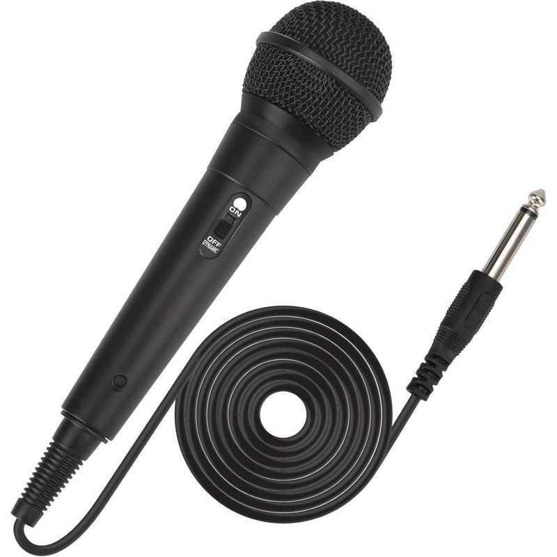 Wired Microphone, Karaoke Microphone, Handheld Microphone for Singing, Mic Karaoke with 2.5m Cable, Vocal Dynamic Mic for Speaker, AMP, Mixer, DVD