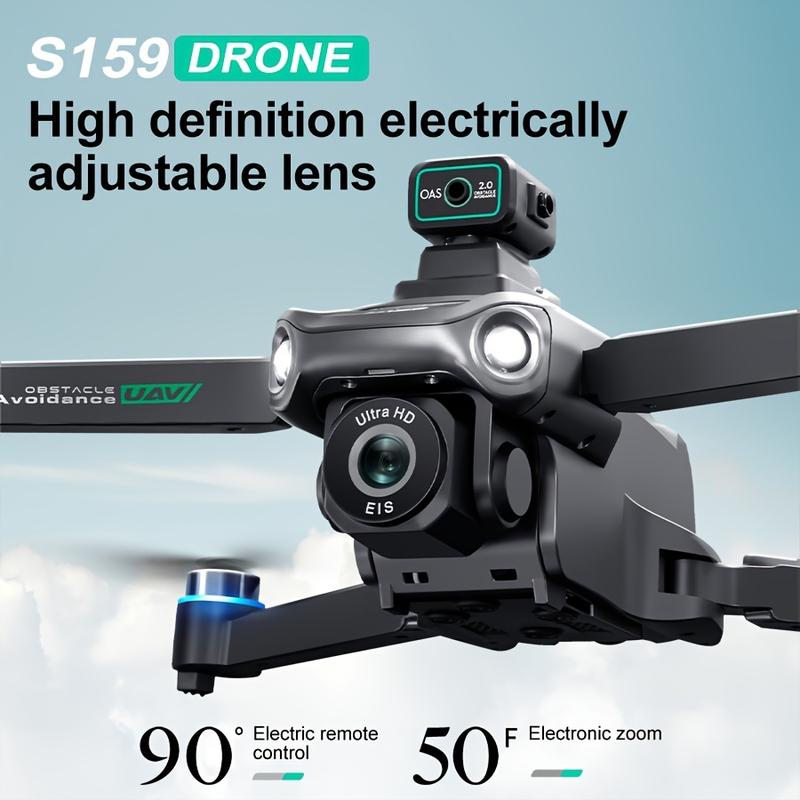 S159 Drone, Dual Cameras, GPS Positioning, Obstacle Avoidance, 5.9-Inch Screen