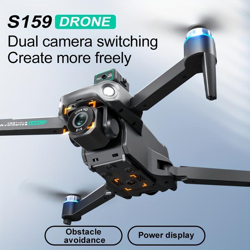 S159 Drone, Dual Cameras, GPS Positioning, Obstacle Avoidance, 5.9-Inch Screen