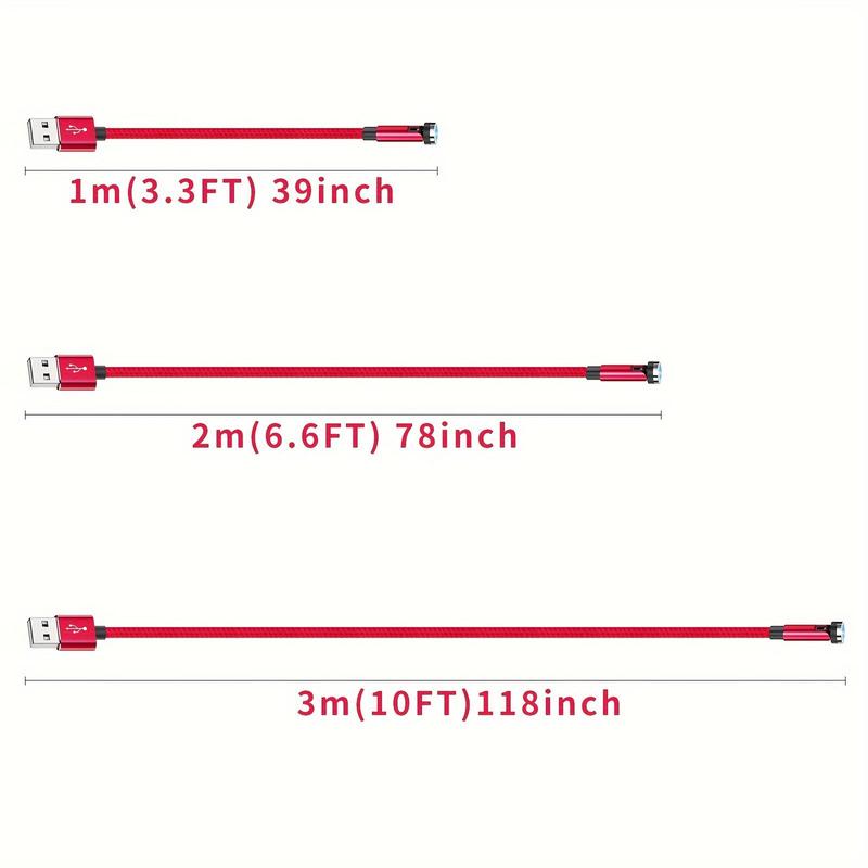 7-pin Rotating Magnetic Wired Cable, Magnetic Data Transfer Cable, Phone Charging Cable, Universal Phone Accessories