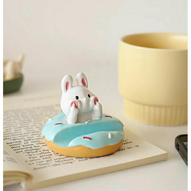 Cute Funny Animal Phone Stand Made of High Quality Solid Plaster