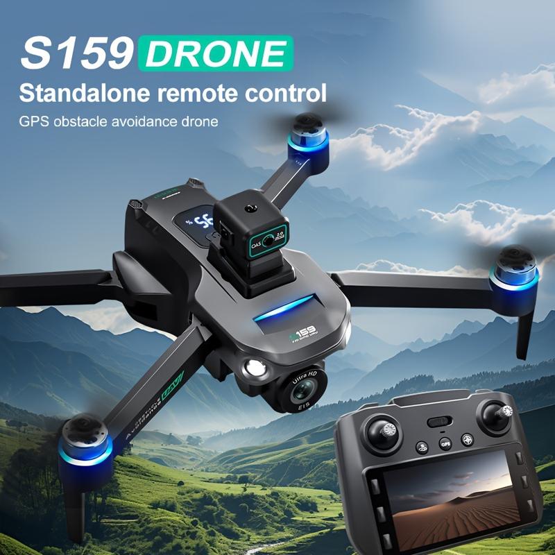 S159 Drone, Dual Cameras, GPS Positioning, Obstacle Avoidance, 5.9-Inch Screen