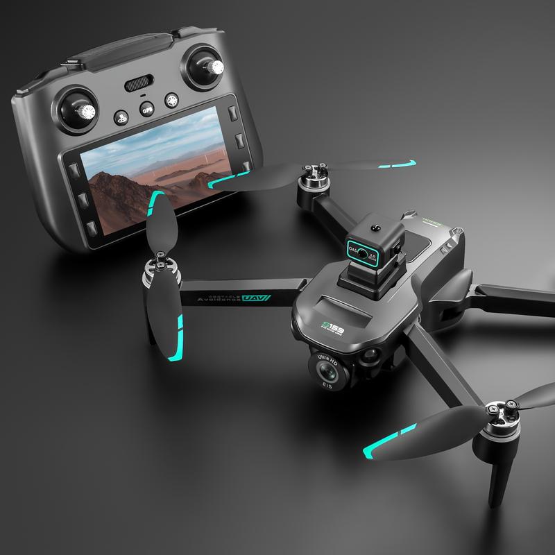 S159 Drone, Dual Cameras, GPS Positioning, Obstacle Avoidance, 5.9-Inch Screen