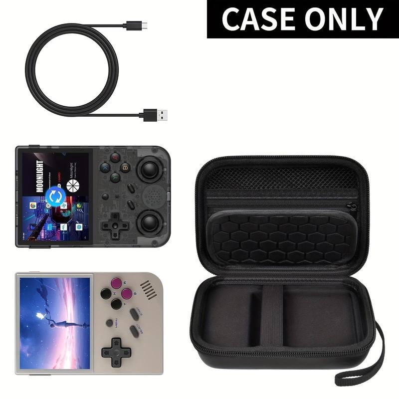 Retro Handheld Game Console Storage Case (Case Only), Handheld Game Console Storage Holder Organizer, Android Game Console Carrying Bag Compatible with RG353V  RG35XX RG353VS