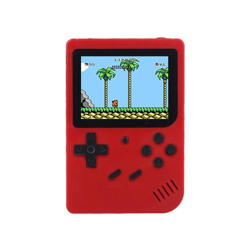 Handheld Game Console Retro Nostalgia Classic Mini Single and Double Player Game Console Built-in 400 Games Screen Rechargeable Rechargeable Game Boy