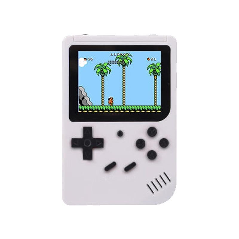 Handheld Game Console Retro Nostalgia Classic Mini Single and Double Player Game Console Built-in 400 Games Screen Rechargeable Rechargeable Game Boy