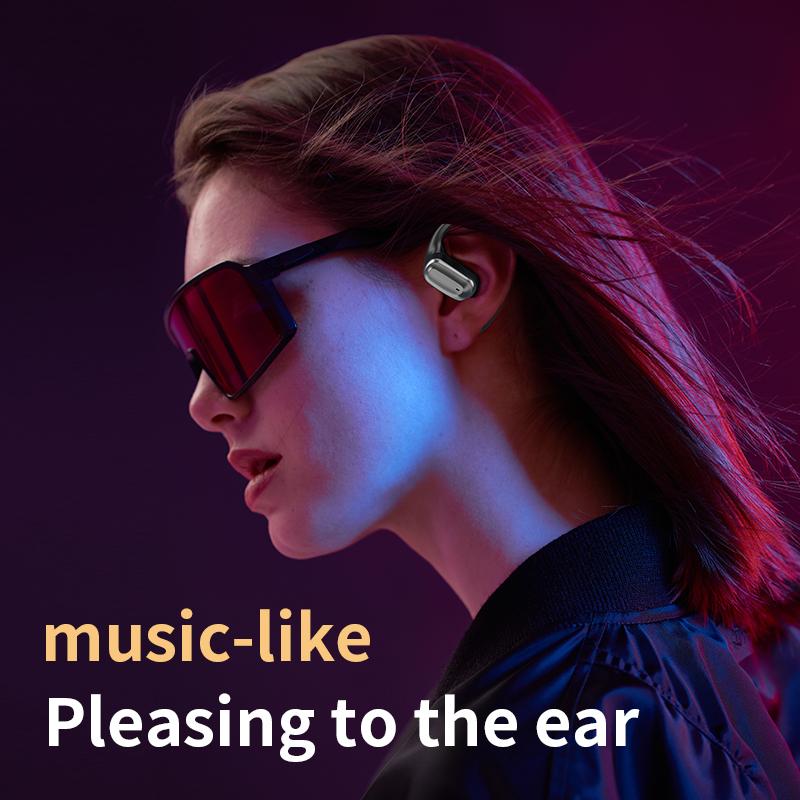 AI Translation True Wireless Open Ear Earphones Headphones Support about 150 Languages Translation Touch Control Earphones Over Ear Wireless Headset Electronic Audio& Video Earbuds