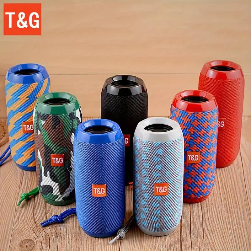 TG117 Portable Wireless Speaker, TWS Stereo, Built - In Mic For Calls - FM Radio, TF Card, USB Playback - Ideal For Use