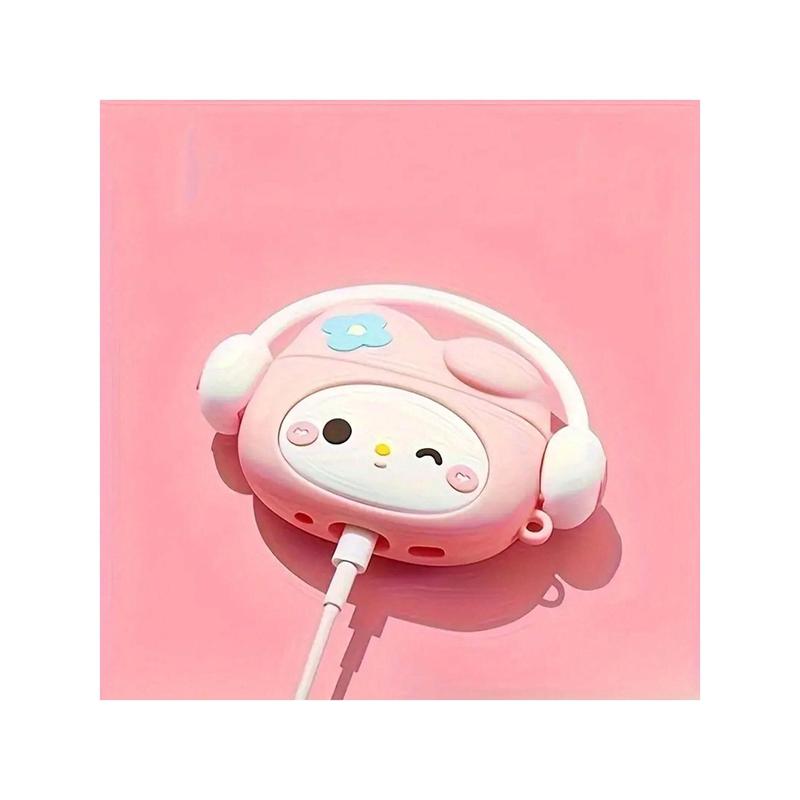 Lucky Numbers Sanrio Character AirPods Case – Hello Kitty, Kuromi, My Melody, for AirPods Pro & 3, Impact-Resistant Headphone Silicone