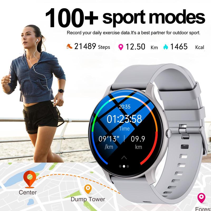 Multifunctional Smart Watch, 1 Count Fashion Digital Watch with Multiple Sports Modes, Sports Watch for Women & Men