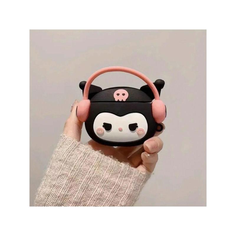 Lucky Numbers Sanrio Character AirPods Case – Hello Kitty, Kuromi, My Melody, for AirPods Pro & 3, Impact-Resistant Headphone Silicone