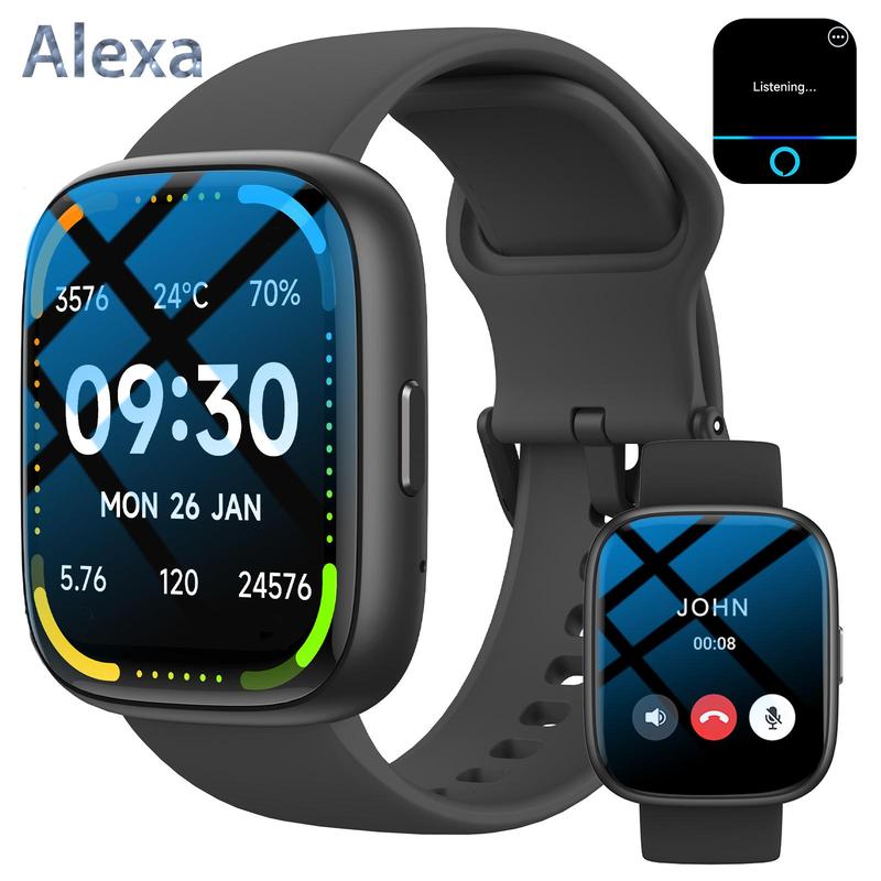 Multifunctional Smart Watch, Fashion Digital Watch with Heart Rate & Sleep Tracking, Waterproof Sports Watch with Multiple Sports Modes for Women & Men