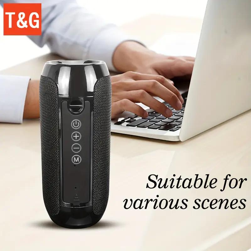 TG117 Portable Wireless Speaker, TWS Stereo, Built - In Mic For Calls - FM Radio, TF Card, USB Playback - Ideal For Use