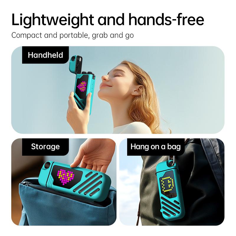 KingLucky K18 Water Bottle Speaker, Microphone and Rechargeable - Perfect for outdoor picnics and family gatherings - Smartphone, Bluetooth connectivity, with FM, Audio, Outdoor, Karaoke, Light and small and convenient.  Compact Device waterproof speaker