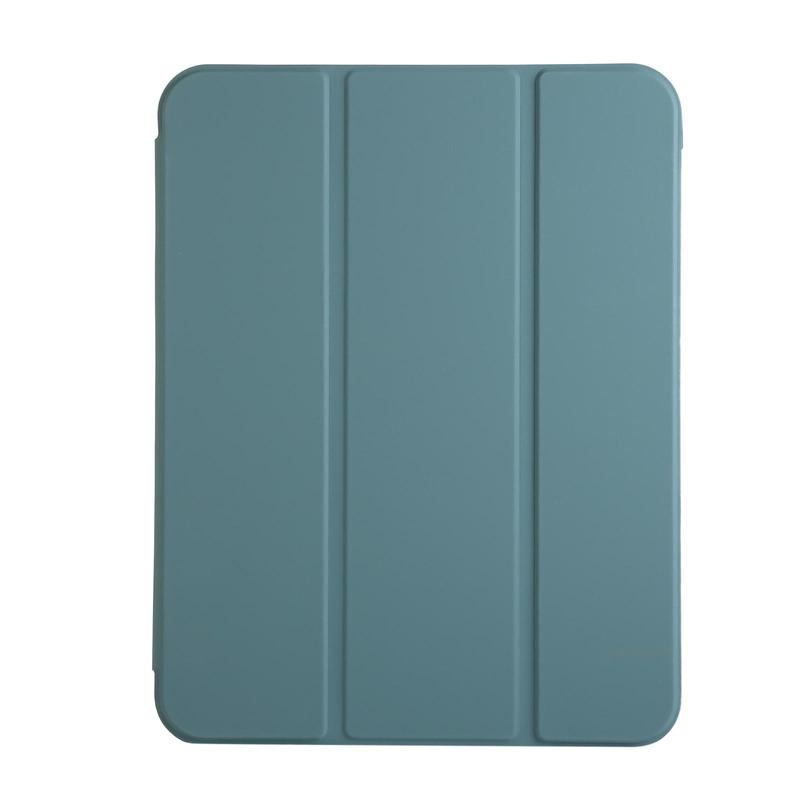 Solid Color Tablet Case with Pen Holder, 1 Count Slim Stand Protective Cover with Soft TPU Back Shell Cover for iPad 10th Gen 2022