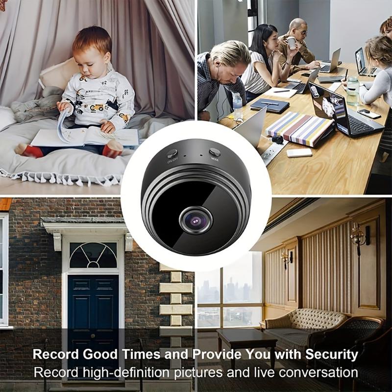 Smart Mini Camera, HD 1080p Video Recorder, Voice Recorder, Security Monitoring Camera, Smart Home.