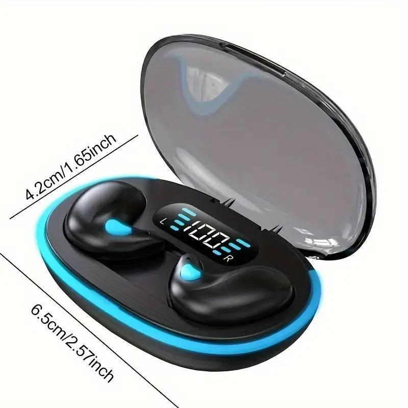 In-ear Design Wireless Earphone, Waterproof Earbuds with Digital Display, Noise Cancelling Headphone for Sports, Gaming, Running Skateboarding, Snowboarding Christmas Gifts, Wireless Headphones