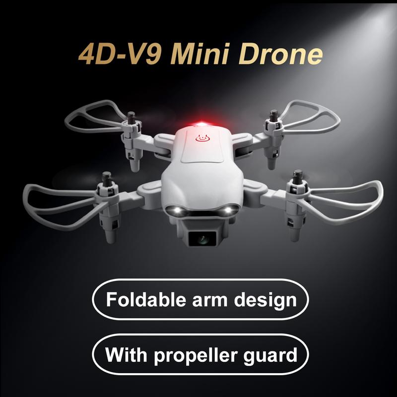 4D-V9 mini drone for beginners remote control airplane quadcopter flying toys for children Christmas gifts Accessories Cameras