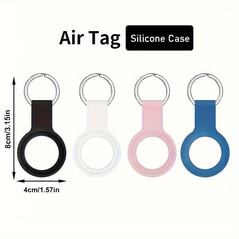 Silicone Tracker Protective Case, Anti-lost Silicone Case Compatible with Airtag, Wearable Accessories, Silicone Cover for Tracker