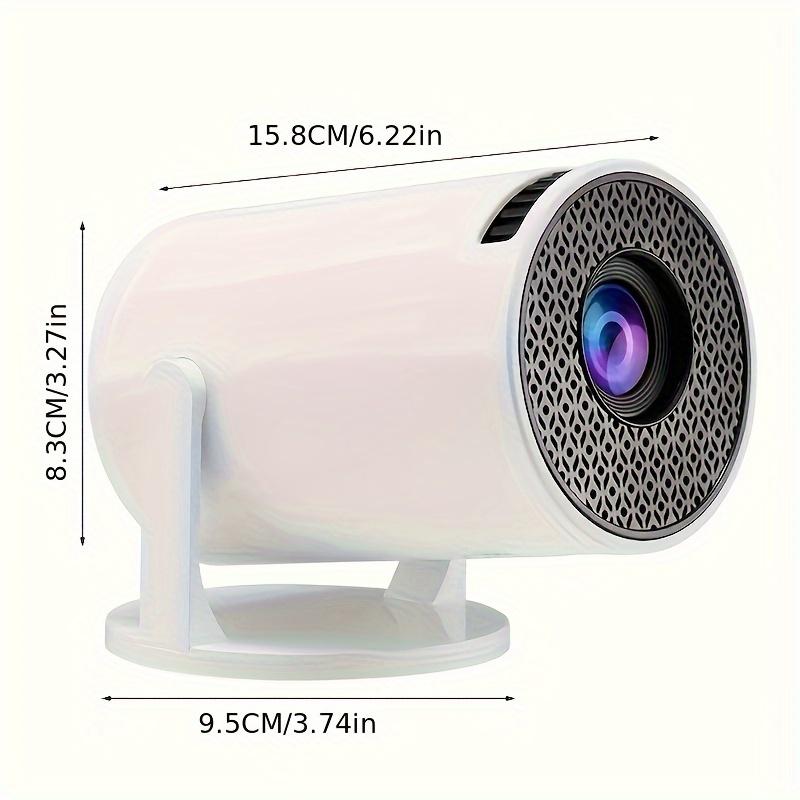 4K mini projector, ultra-portable with sharp display, Smart WiFi & wireless, adjustable screen, 180 ° rotation, USB powered