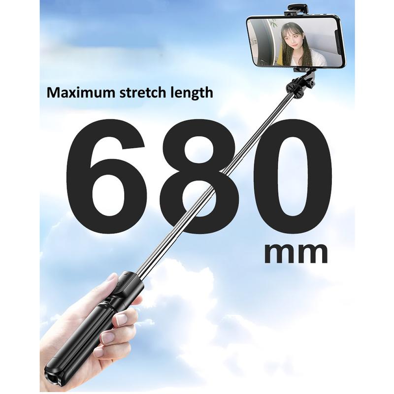 Remote Selfie Stick Tripod Phone Desktop Stand Desk Holder for iPhone Samsung US - Perfect for Smartphones - Cellphone Compact Wireless