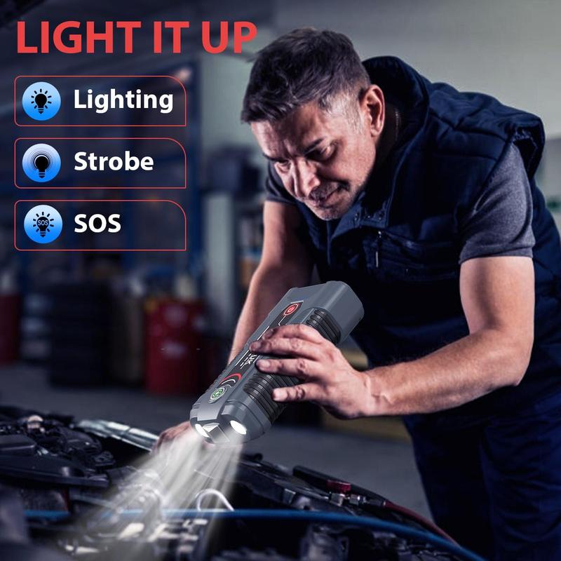 Portable Car Jump Starter, 4000A Peak Car Battery Charger, Smart Fast Charging Car Battery Starter with LED Light, Car Emergency Tool, Car Jumper Powerbank