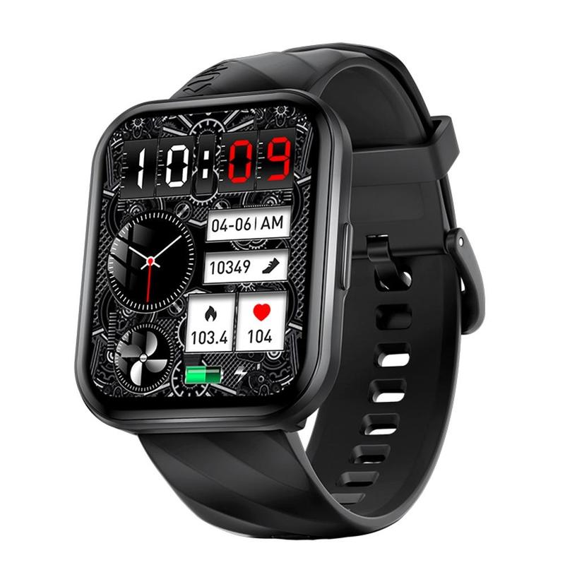 1.96'' Stylish Touchscreen Smartwatch, Waterproof, Fitness Tracker with Health Monitoring NFC Payment & 100+ Sports Modes, Compatible with iOS & Android, DIY Watch Faces, Notifications, Men & Women, $9.99