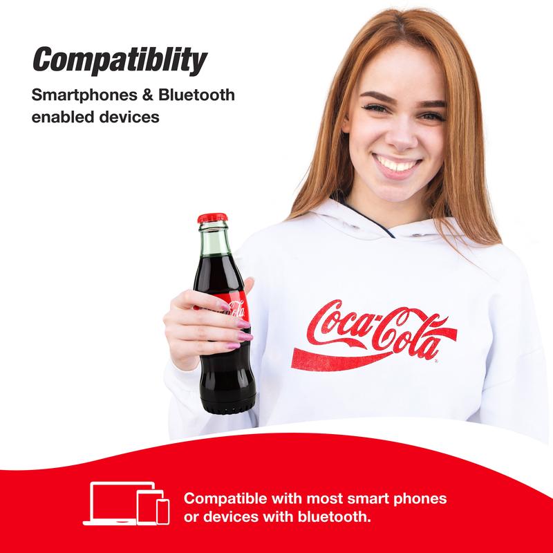 Coca-Cola Diet Coke Bottle Shape Bluetooth Speaker With Bluetooth 5.0 Technology, AUX Port, Loud and Bass Sound, Portable Wireless, Long Playtime, TWS Pairing For Outdoor & Indoor Activities | Portable Speaker