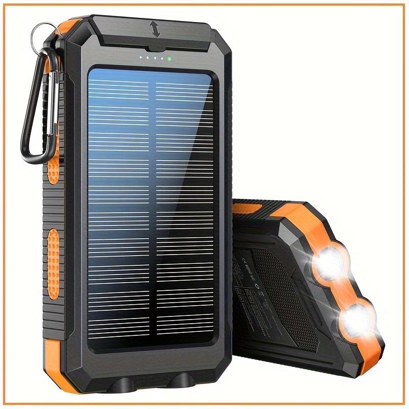 10000mAh Portable Solar Power Bank With USB Connector, Charging Indicator, And Lithium Rechargeable Battery - 0-5W Output, Solar Powered Charger For Travel, Camping, Bike Rides Operating Voltage