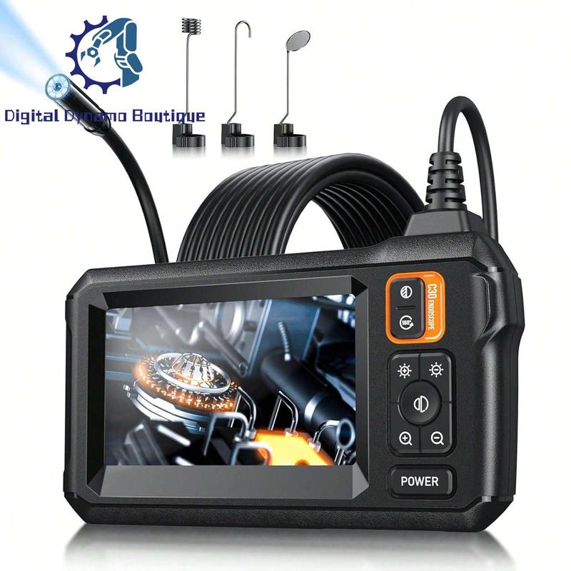 [DDB] Endoscope Camera With Light - Inspection Borescope Camera With 4.3