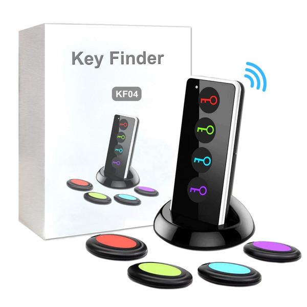 Key Finder with Bluetooth  and Flashlight for Tracking Lost Keys, Wallets, Bags, TV Remote, Pets & More Remote Control Tracking  Wireless Device