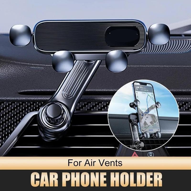 Car Phone Holder Mount,Air Vent Car Phone Holder,Never Blocking Phone Mount 360°Adjustable Works With socket Car Mount For iPhone All Smartphones