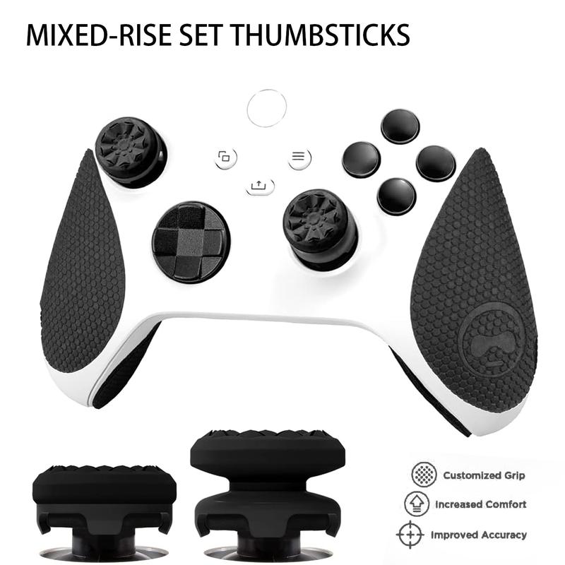 Controller Freaks FPS Galaxy Black Thumbsticks Grips For Xbox AndPS4 PS5 For Gamesir G7,Xbox Game Console Accessories,Tiktok Shop Kontroller FpsFreek Grips,FpsFreak Galaxy black thumbsticks,2Performance Thumbsticks, tiktok shop controller