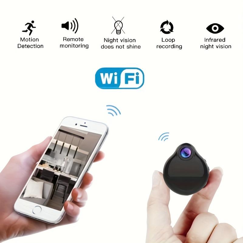 A beautiful children's clothing store WIFI Wireless Wearable Body Micro Cam Mini IP Camera Motion Sensor Video Voice Recorder Home Security Camcorders, Small Mini Smart WiFi IP Webcam Micro Camera Built In Battery