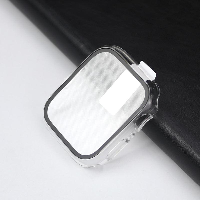 Smart Watch Screen Protector Case, 1 Count Watch Screen Protective Cover Compatible With iWatch Series 41mm 40mm 44mm 45mm, iWatch Accessories For Women Men