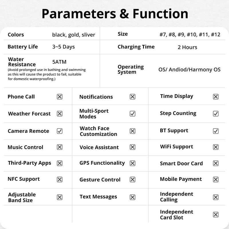 COLMI SR1 Smart Ring, 1 Count Rechargeable Waterproof Ring, Stainless Steel Smart Ring Compatible with Android & iOS System for Couple & Friend, Ideal Gift