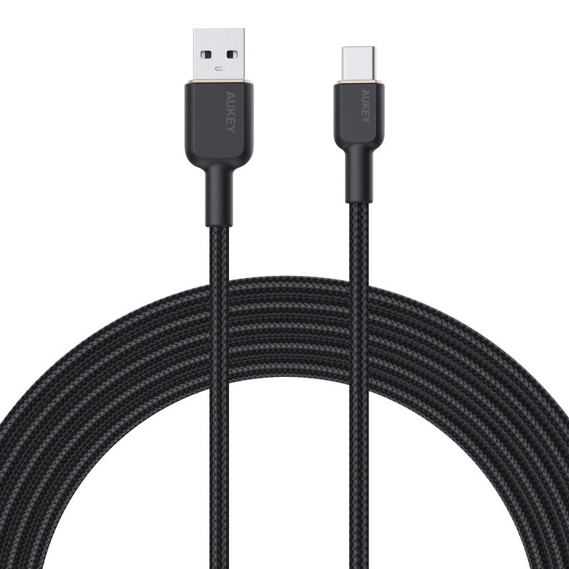 AUKEY CB-NAC1 Circlet AC 1m Nylon Braided USB-A to USB-C Cable smartnfccase Charging Resistance