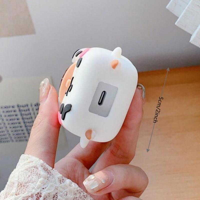 Cute Animal Design Charger & Data Cable Protector Set, Charger Head Protective Cover & Anti-break Data Cable Protector Set for Apple 18W 20W Charger