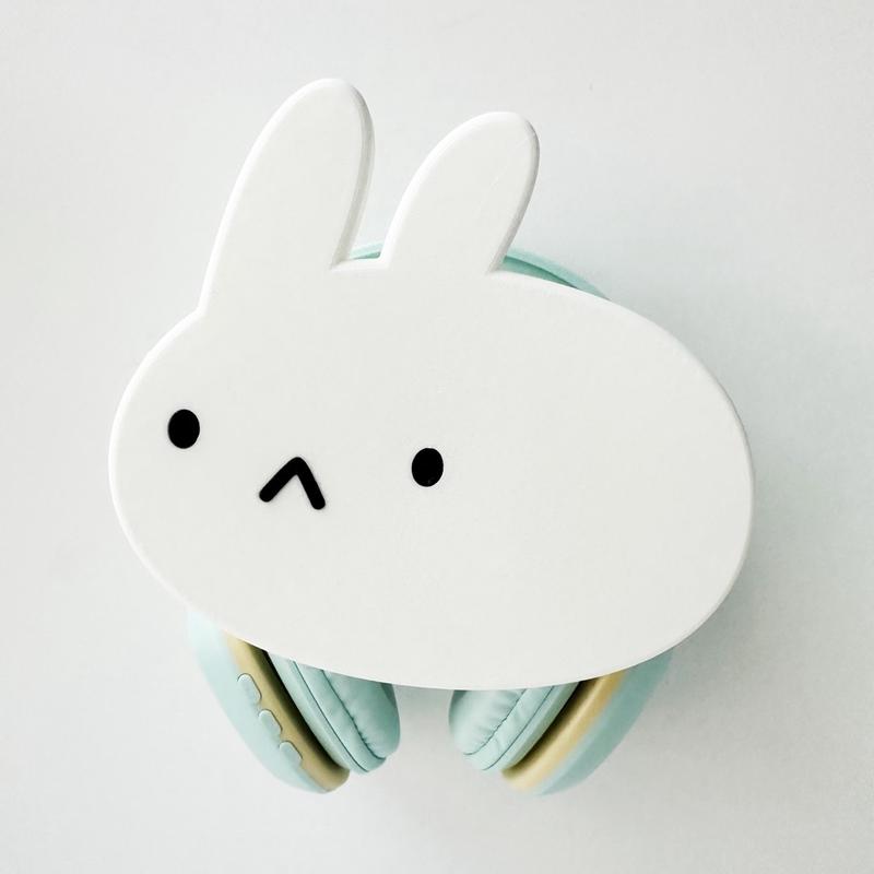 Strawberry Blueberry Bunny Headphone Holder