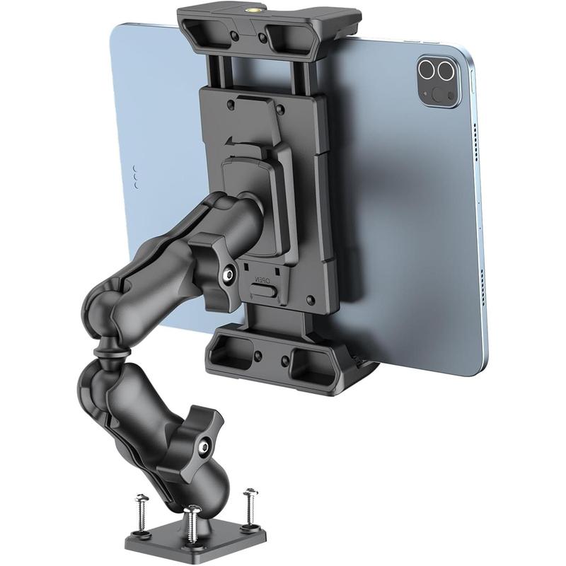 Tablet Mount for Truck - Heavy Duty Drill Base - Tablet Holder for  Dashboard, iPad Holder for All 5