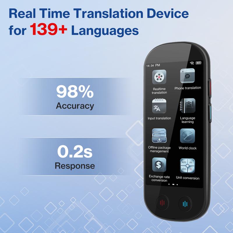 AI Pocket Tool, Language Translator with 5