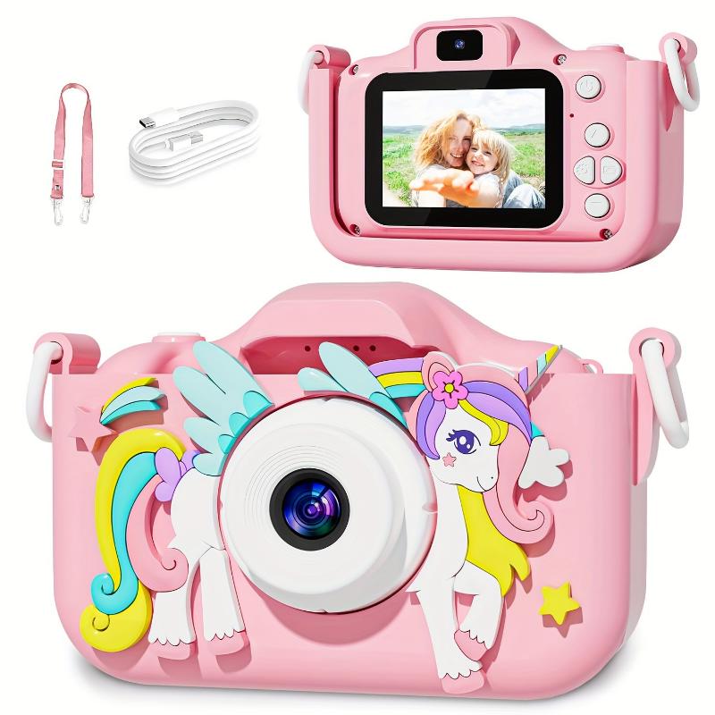 Kids Camera for 3 4 5 6 7 8 9 10 11 12 Years Old Kids Selfie HD Toy Camera, Convenient Digital Video Camera for Toddlers, Kids Camera for Boys and Girls, Perfect Christmas, Back to School Season and Birthday Gifts cybershot  camera