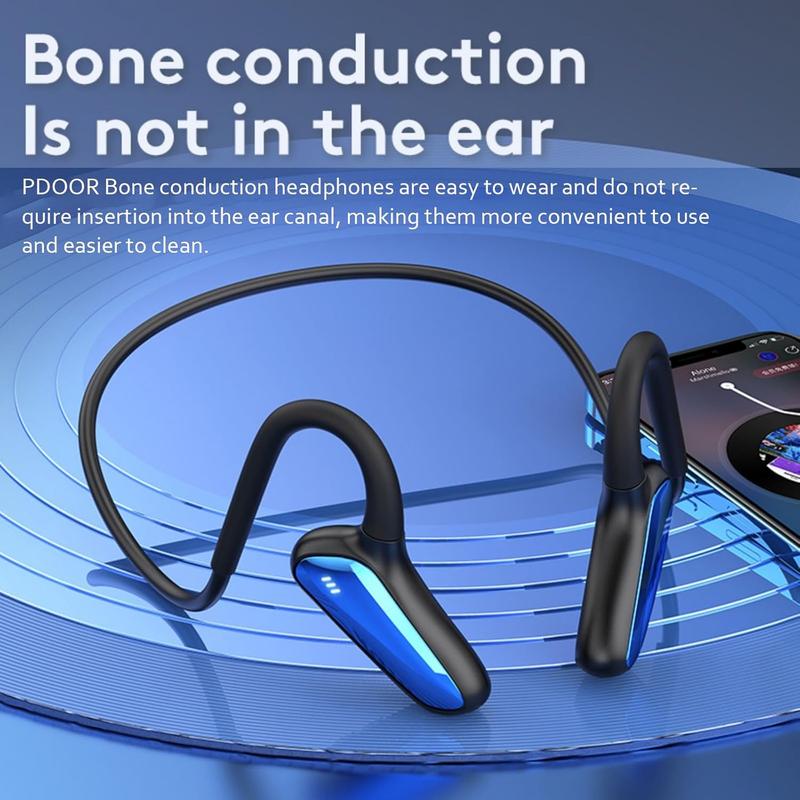 Bone Conduction Headphones,Open Ear Bluetooth Sprot Earphones Wireless Sport Headphones for Workout, Running, Hiking, Cycling