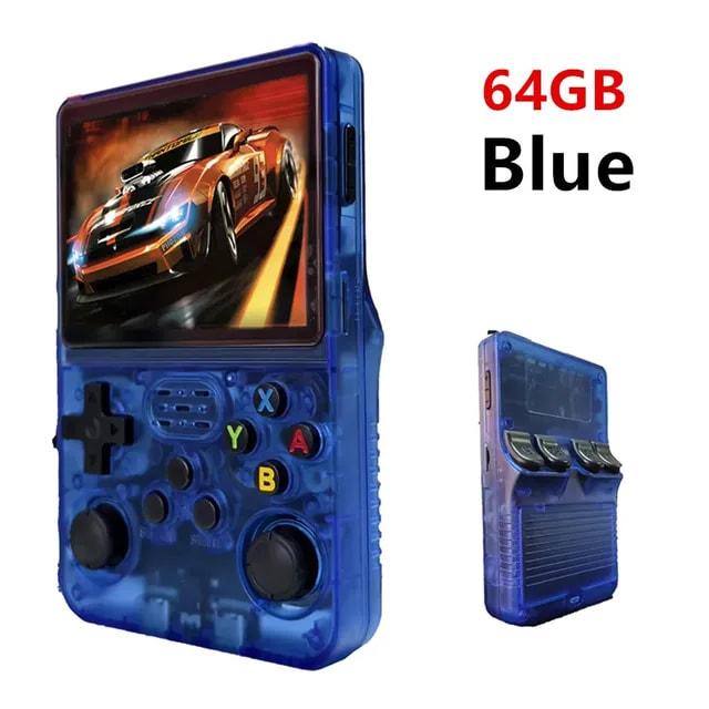 Thanksgiving gift R36S Single card Retro 128G Handheld Game Console Linux System 3.5 Inch IPS Screen Portable Pocket Video Player 64GB 128GB Games gifft